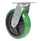 Vestil Polyurethane Swivel Caster 8 In. Diameter x 2 In. Width 1000 Lb. Capacity Green/Black CST-F34-8X2DT-S - alternate 9